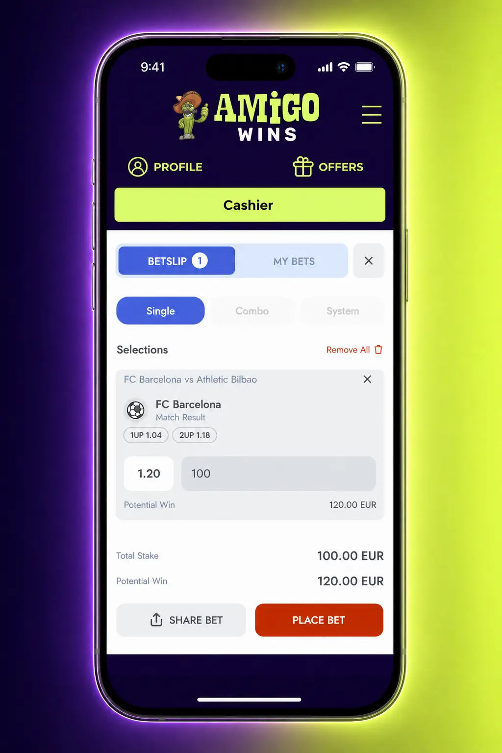 Step-by-step guide to registering, verifying, funding, and placing an esports bet at Amigo Wins