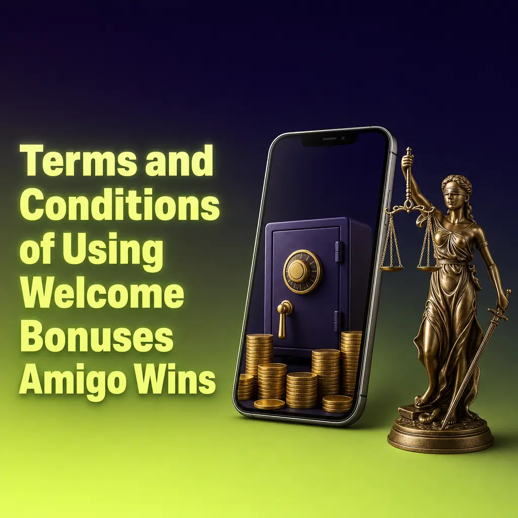 Terms and conditions for claiming the Amigo Wins welcome bonus, including UK eligibility, wagering, and bet limit rules.